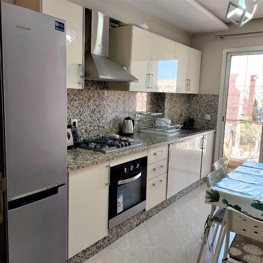 Appartement Pour Familles En Residence Avec Piscine Et Wifi مراكش المظهر الخارجي الصورة